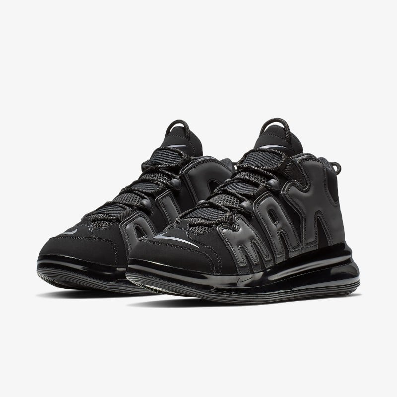 Nike Air More Uptempo 720 Black BQ7668 001 Grailify